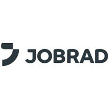 Dunkelgraues JOBRAD-Logo mit Bildzeichen links.
