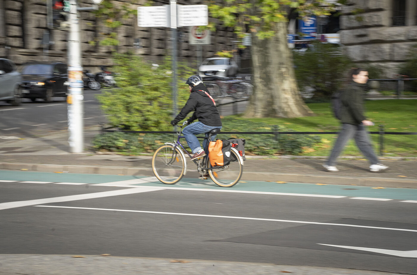 Fahrradweg Leipzig