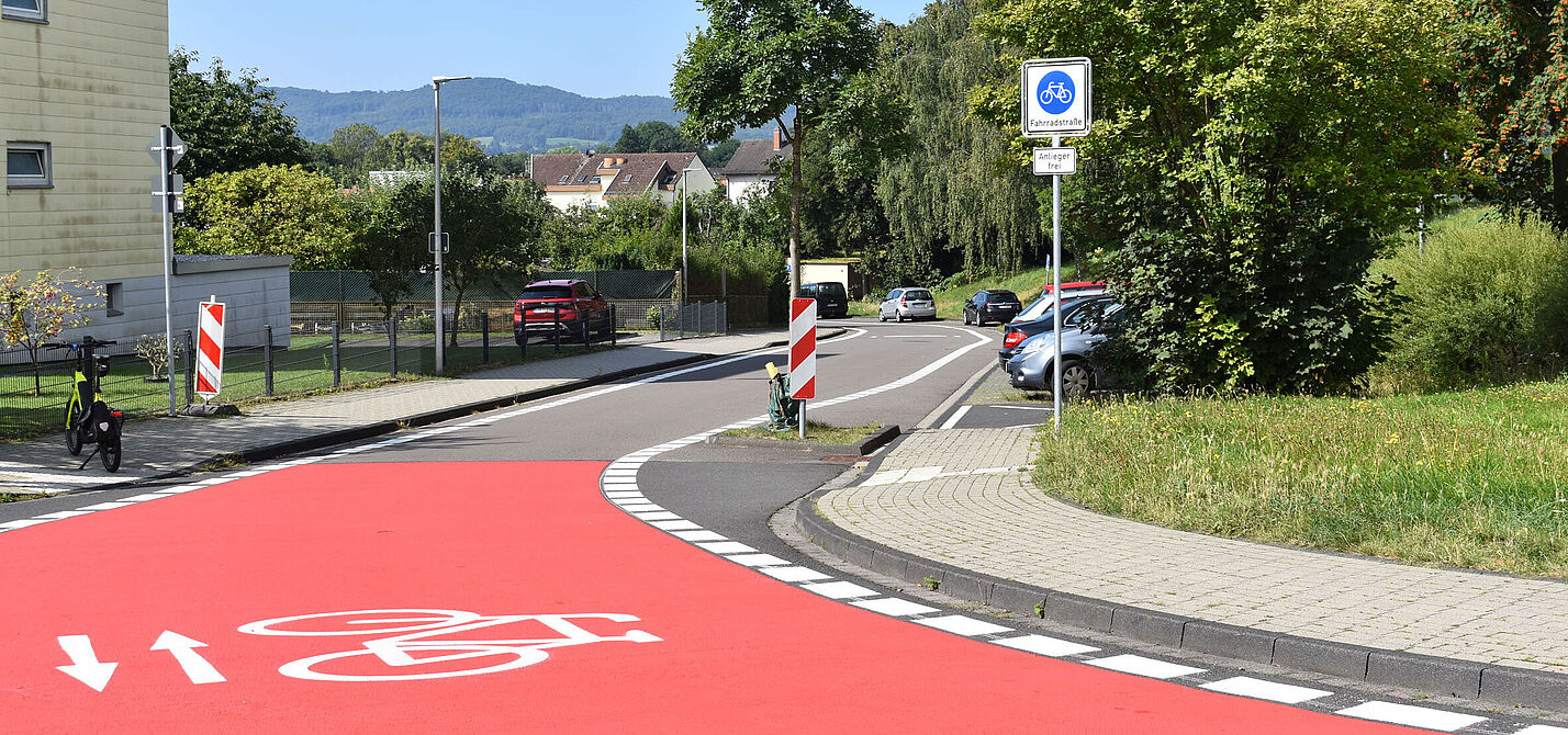 Fahrradweg Baunatal