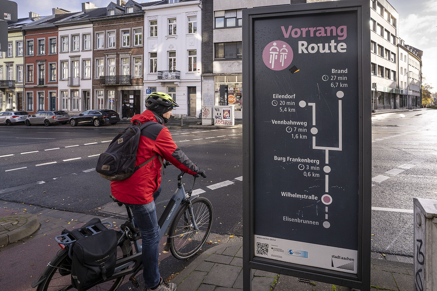 Fahrradweg Aachen