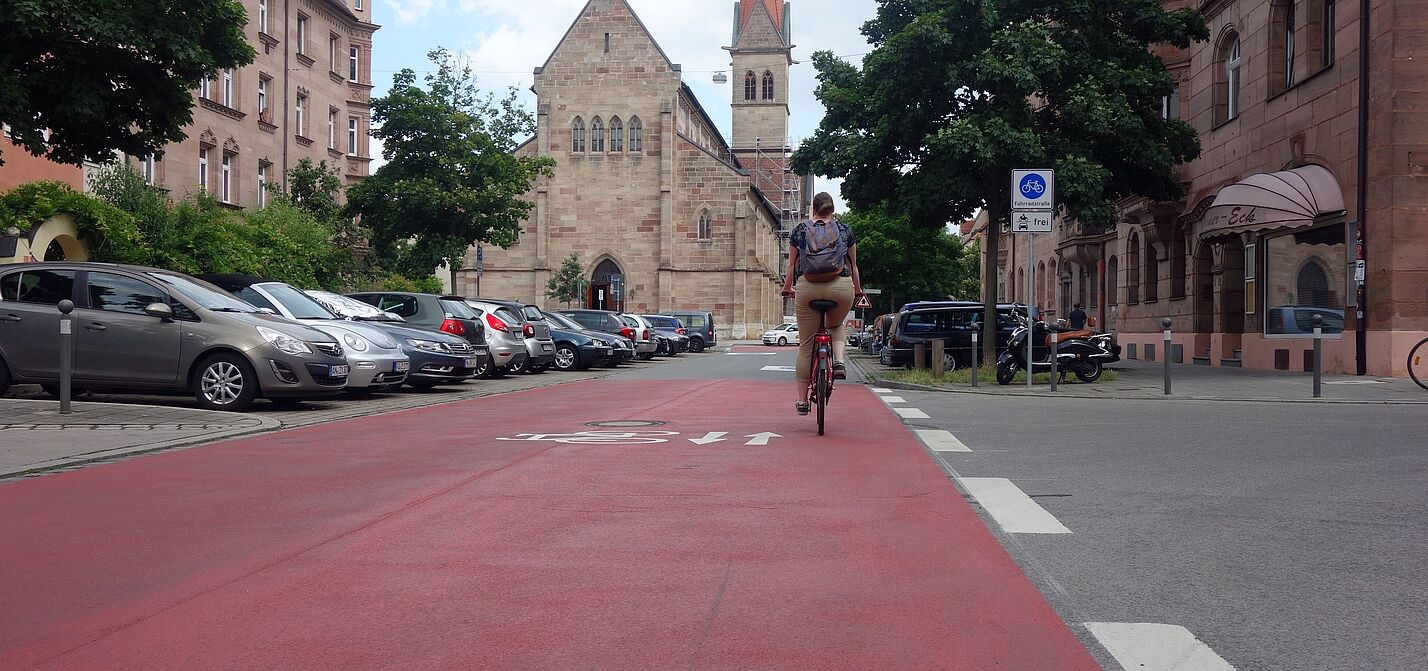 Fahrradweg Nürnberg